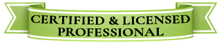 Certified and Licensed Professionals Badge